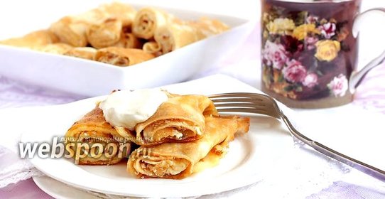 Блинчики с творогом