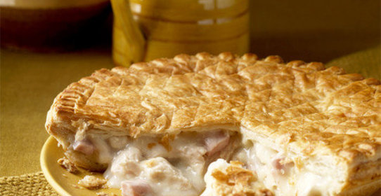 Пирог с курицей в духовке