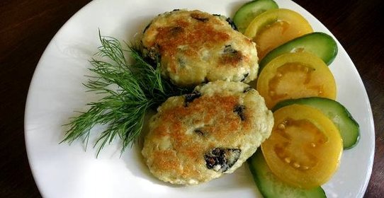 Вегетарианские рыбные котлеты