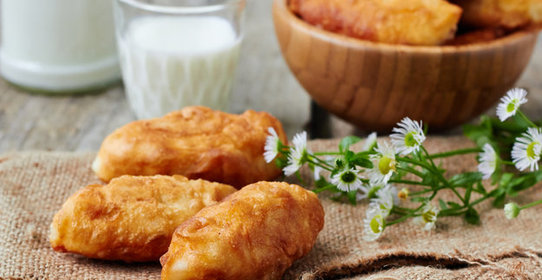 Жареные пирожки с мясом