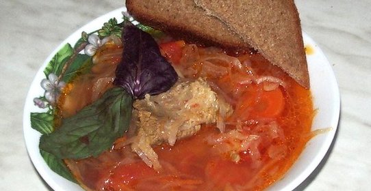 Борщ Тернопольский с грибами