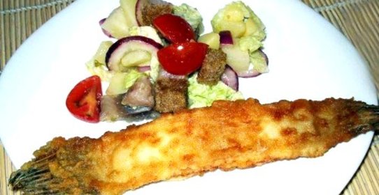 Камбала в кляре