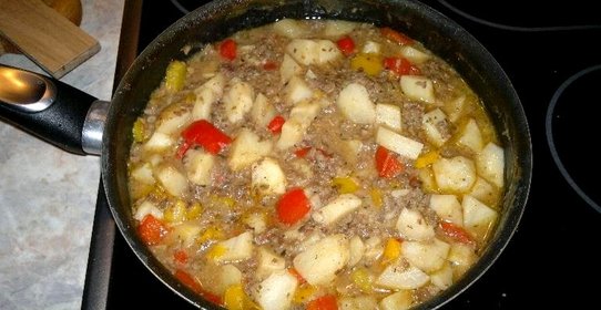 Рагу с фаршем