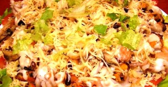 Салат Морской коктейль