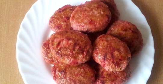Котлеты из сырой свеклы