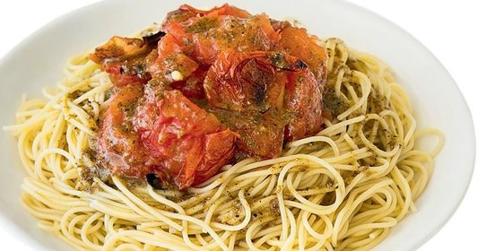 Паста с помидорами-гриль