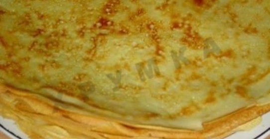 Блинчики на майонезе