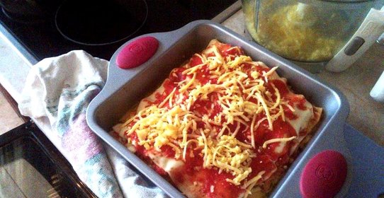 Рыбная лазанья с сыром