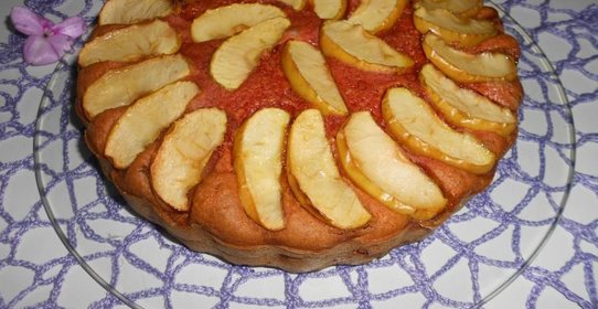 Постный яблочный пирог
