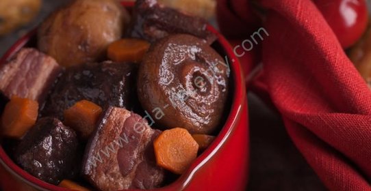 Мясо по-бургундски без маринования