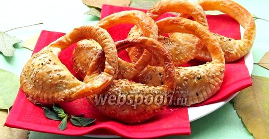 Слоёные пирожки «Сумочки»