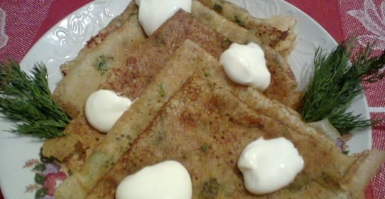 Тонкие картофельные блинчики