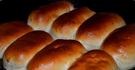 Пирожки дрожжевые с капустой методом лепки распиливание