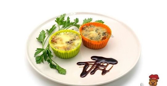 Жульен с курицей и грибами в духовке