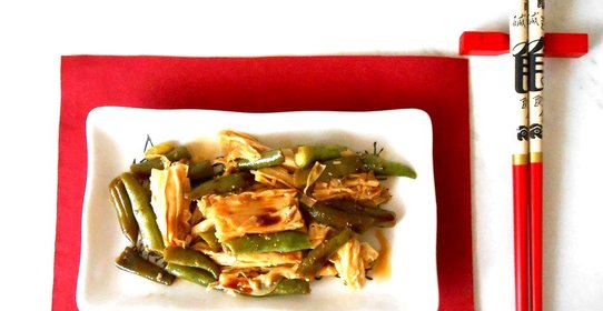 Соевая спаржа по-китайски