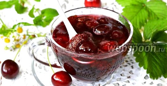 Варенье из клубники и черешни