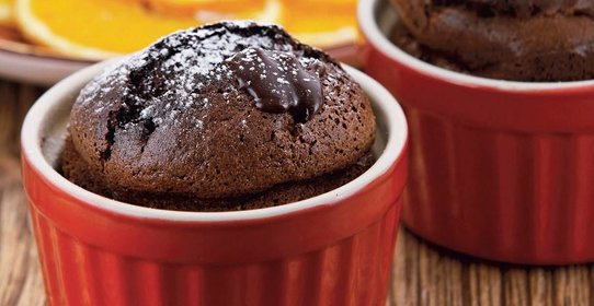 Австрийское суфле с шоколадом и фундуком