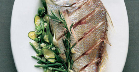 Дорада с кускусом