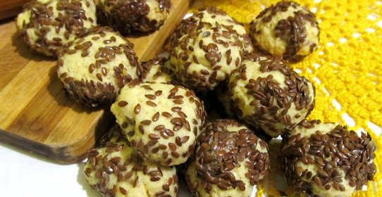 Печенье с семенами льна