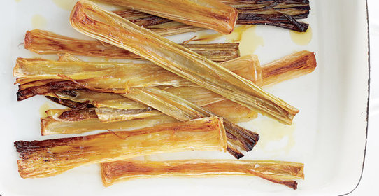 Запеченный лук-порей