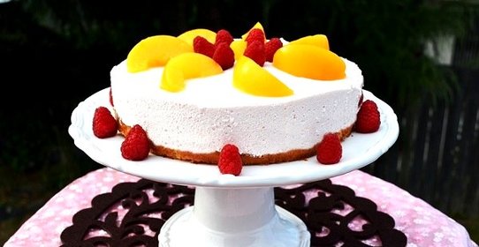 Торт со сметаной и желатином