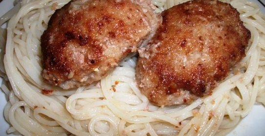 Котлеты из рубленного мяса свинины и говядины