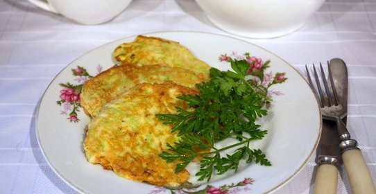 Оладушки из кабачка