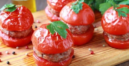 Томатный гамбургер