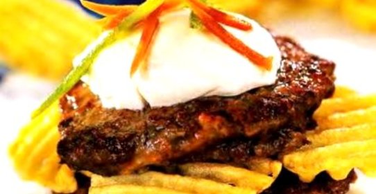 Оладьи печёночные с луком