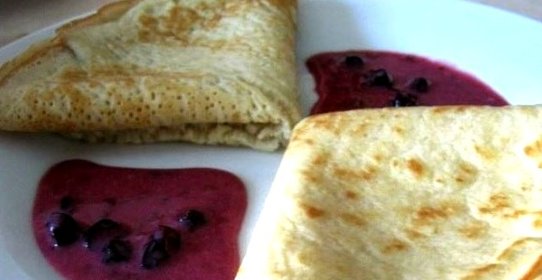 Блинчики на йогурте