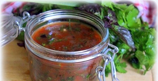 Соус из томатного сока к шашлыку