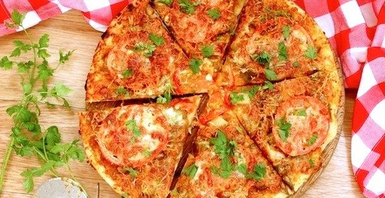 Пицца с баклажанами