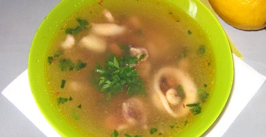 Суп из морского коктейля