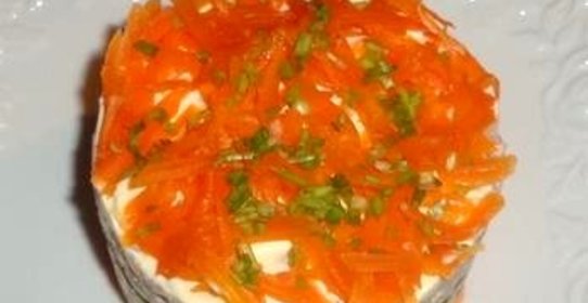 Салат с рыбой