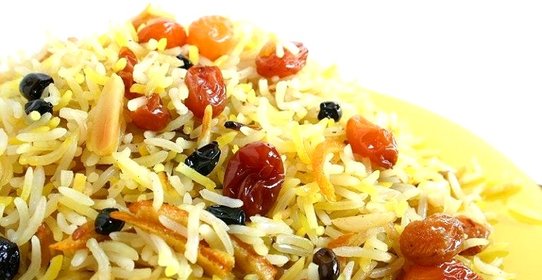 Вегетарианский плов с сухофруктами