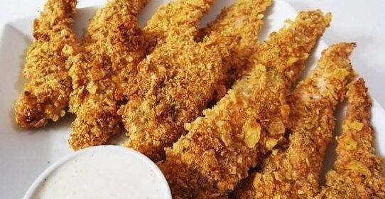 Куриная грудка в овсянке