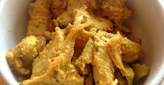 Курица с яблоками по‑индийски