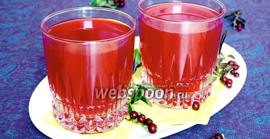 Кисель из брусники