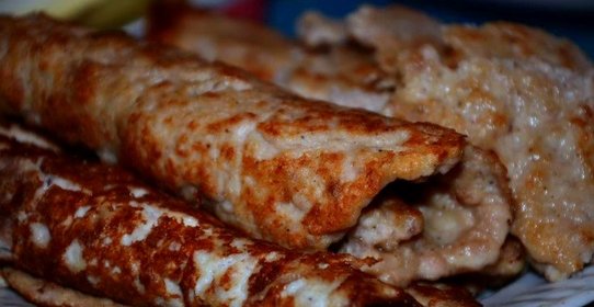 Мясные блинчики