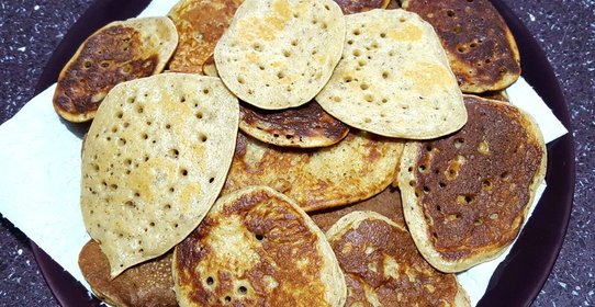 Оладьи отрубные со льном