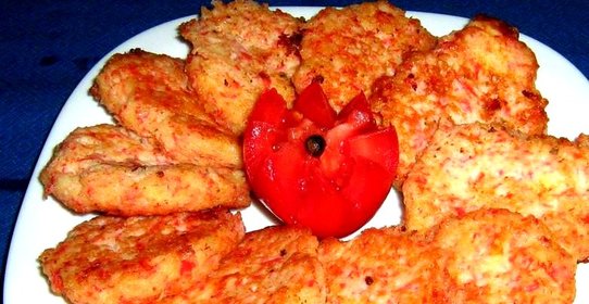 Котлеты из крабовых палочек