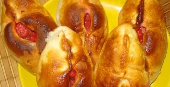 Булочки из сдобного теста с начинкой