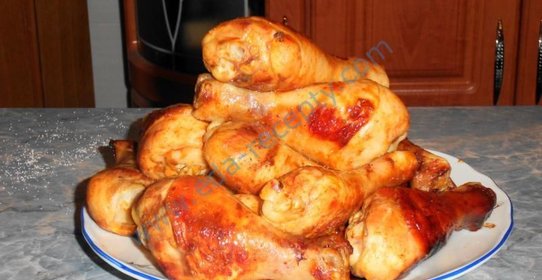 Голень куриная в медовом маринаде