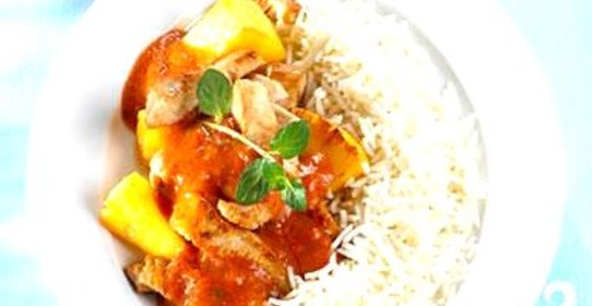 Индейка с ананасом