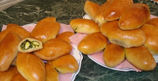 Дрожжевые пирожки на кефире