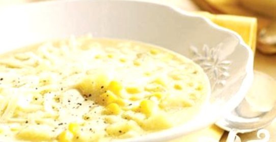 Кукурузная похлебка с сыром