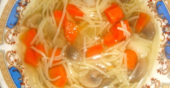 Грибной суп в мультиварке