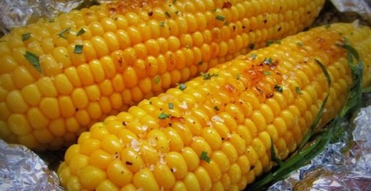 Кукуруза запечённая в ароматном масле