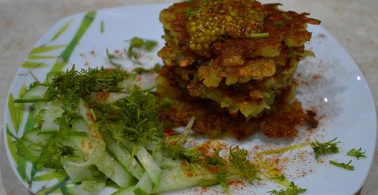 Драники с грецким орехом