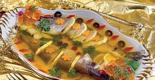 Заливная новогодняя рыба